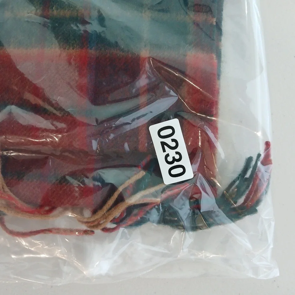 Heritage Traditions Scarf Men Red Green Plaid Wool Tartan Plaid Winter